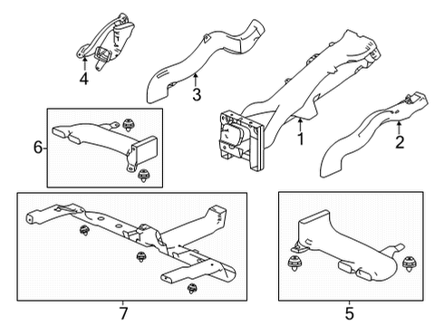 2024 Acura MDX Ducts Diagram