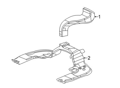 2022 Acura ILX Ducts Diagram