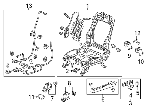 Knob (B) (Deep Black) Diagram for 81252-SDB-A71YW