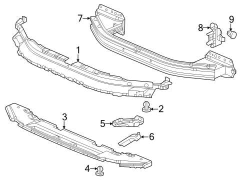 2024 Acura Integra Bumper & Components - Front Diagram 4