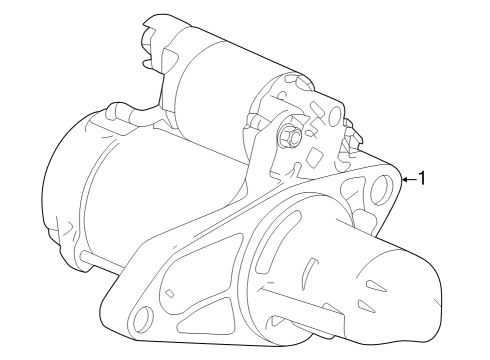 2024 Acura MDX Starter Diagram 1