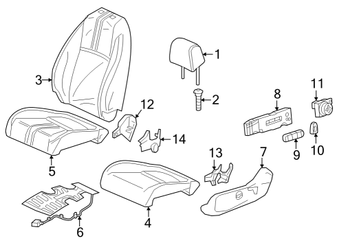 2024 Acura Integra Cover, Left Front R228L Diagram for 81531-31M-A11ZC