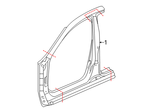 2022 Acura ILX Aperture Panel Diagram