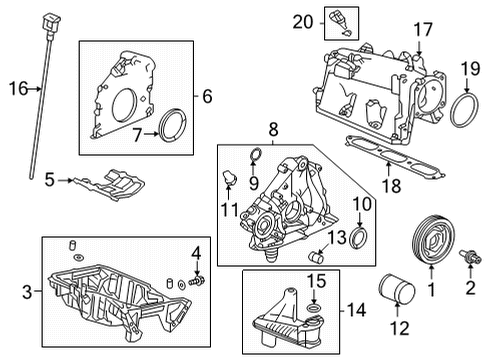 2022 Acura TLX Senders Diagram 1