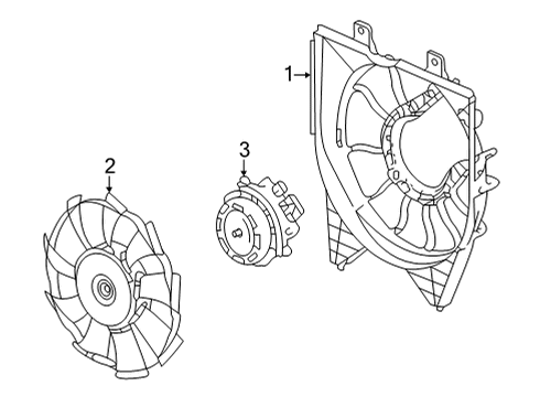 2023 Acura TLX A/C Condenser Fan Diagram 2