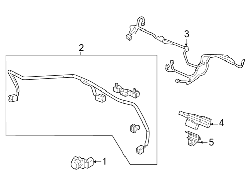 2023 Acura Integra Module Unit Diagram for 38800-3S5-A22