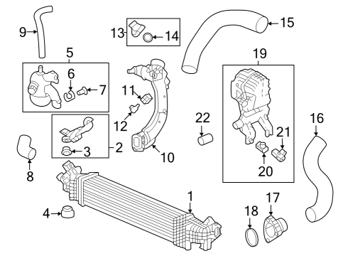 2022 Acura MDX Band (D69.9) Diagram for 17315-6S9-A01