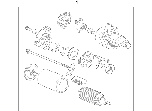 2022 Acura ILX Starter Diagram 2