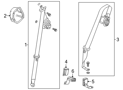 2022 Acura RDX Outer Set, Right Yr552L Diagram for 04824-TJB-A20ZA