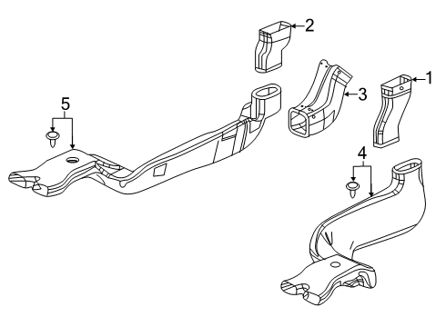 2024 Acura RDX Ducts Diagram