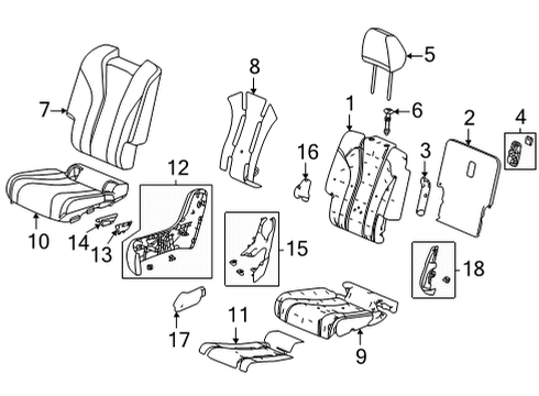 2022 Acura MDX Cover, Right B219L Diagram for 81331-TYB-A81ZD