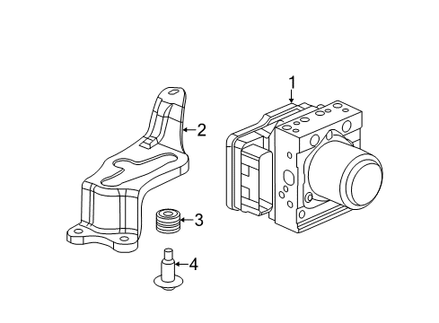 2022 Acura ILX ABS Components Diagram