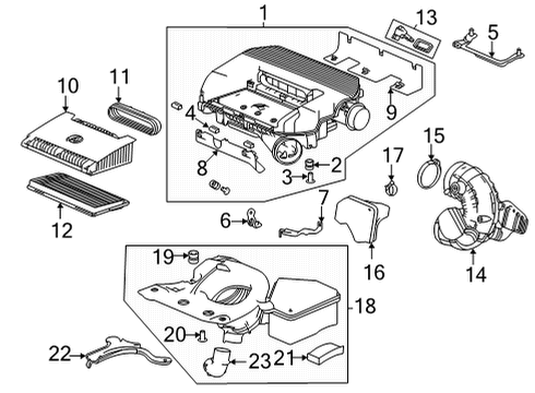 2023 Acura MDX Control Module, Powertrain Diagram for 37820-61A-A45