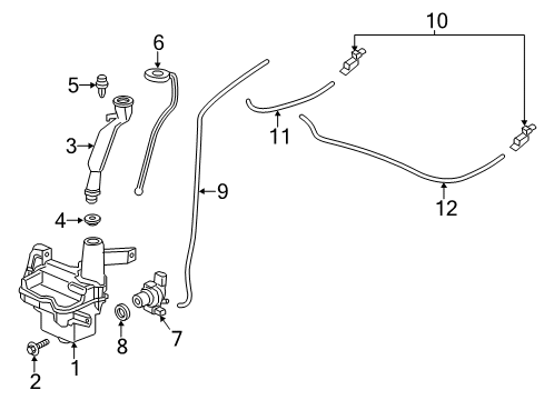 2022 Acura ILX Wipers Diagram 1