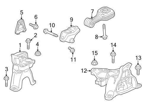 2023 Acura Integra Strainer Assembly Diagram for 25420-5X9-003