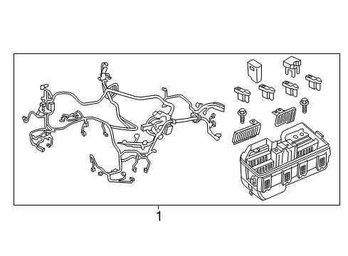 2022 Acura ILX Wiring Harness Diagram