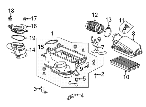 2023 Acura TLX Filters Diagram 1