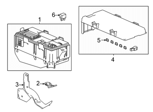 2023 Acura MDX Fuse & Relay Diagram 1