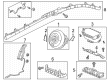 Diagram for 2022 Acura TLX Air Bag Control Module - 77960-TGZ-A02