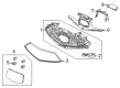 Diagram for 2022 Acura TLX Grille - 71200-TGZ-A02