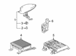 Diagram for 2022 Acura RDX Antenna - 39150-TJB-A01ZM