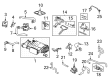 Diagram for 2023 Acura MDX Oxygen Sensor - 36541-6S9-A01