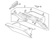 Diagram for 2024 Acura Integra Glove Box - 77501-T20-A01ZA