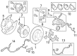 Diagram for Acura Integra Brake Dust Shields - 43254-TGH-A00