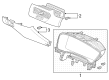 Diagram for Acura Integra Gauge Trim - 77200-3S5-A01ZA