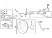 Diagram for Acura Integra Brake Master Cylinder - 46101-T60-A00