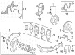 Diagram for Acura Integra Brake Dust Shields - 45255-T60-A01