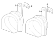 Diagram for 2023 Acura Integra Horn - 38100-3S5-A01