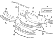 Diagram for Acura MDX Grille - 71105-TYB-A10