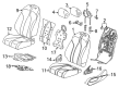 Diagram for 2022 Acura TLX Seat Cover - 81531-TGV-X41ZB