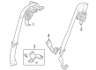 Diagram for 2023 Acura Integra Seat Belt - 04828-3S5-A00ZA