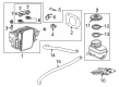 Diagram for 2023 Acura TLX Brake Booster - 01469-TGV-H05