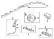 Diagram for 2023 Acura MDX Air Bag Control Module - 77960-TYB-A02