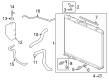 Diagram for 2024 Acura MDX Radiator - 19010-61B-A01