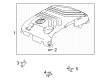 Diagram for 2022 Acura TLX Engine Cover - 17121-6S9-A01