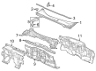 Diagram for Acura Integra Dash Panels - 61500-31M-A00ZZ