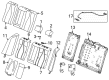 Diagram for 2022 Acura TLX Seat Cover - 82121-TGV-A41ZH