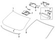 Diagram for 2022 Acura TLX Windshield - 73111-TGV-C01