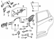 Diagram for 2022 Acura RDX Door Lock Cylinder - 04921-TJB-A01