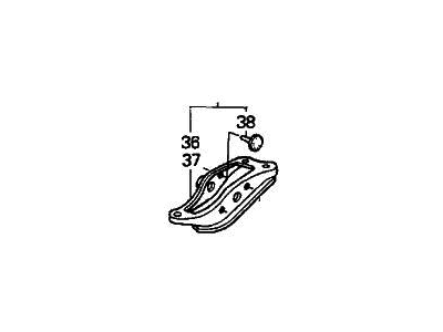 Acura 52676-SV7-A00 Bracket, Left Rear Trailing Arm