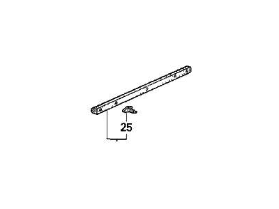 Acura 72326-SW5-000 Seal, Front Door (Lower)