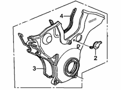 2003 Acura MDX Timing Cover - 11810-RCA-A00