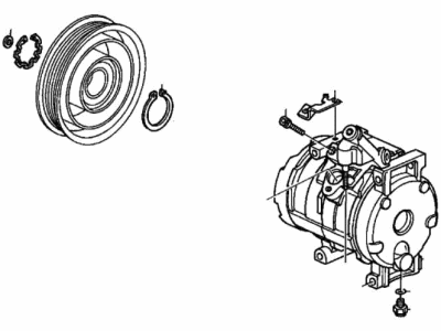 2004 Acura MDX A/C Compressor - 06388-RDJ-505RM