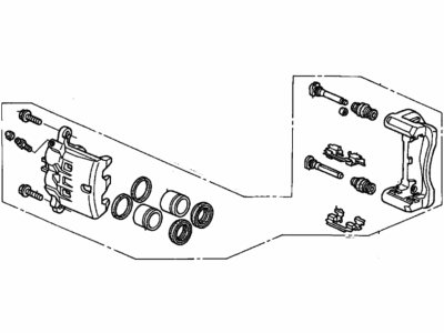 2005 Acura MDX Brake Caliper - 45019-S3V-A12RM