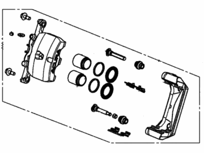 Acura RLX Brake Caliper - 45019-TY3-A00RMN