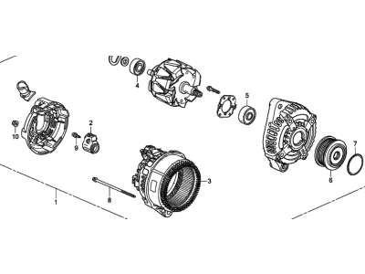 Acura RLX Alternator - 31100-R9P-A01RM